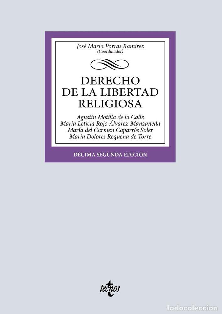 books: DERECHO DE LA LIBERTAD RELIGIOSA - PORRAS RAMIREZ, JOSE MARIA