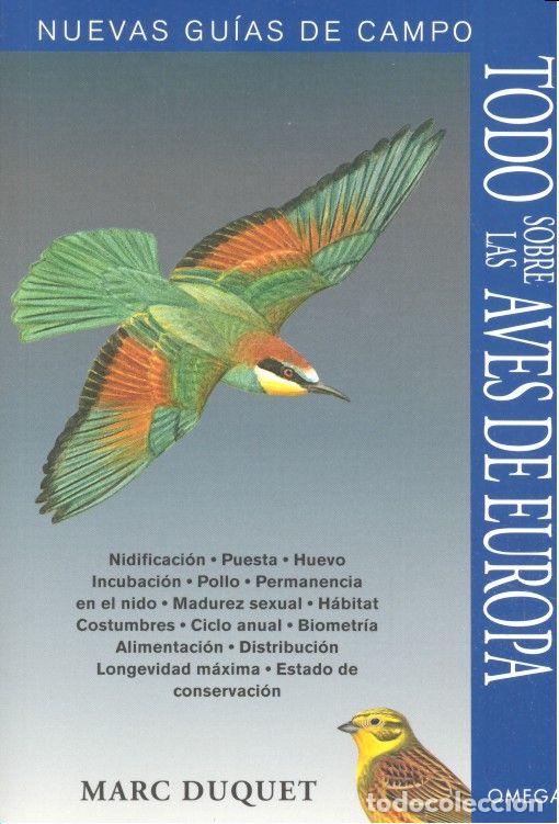 Libros: TODO SOBRE LAS AVES DE EUROPA - MARC DUQUET