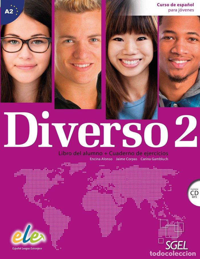 Libri: DIVERSO 2 (LIBRO ALUMNO + CUADERNO DE EJERCICIOS) + CD - VV.AA.