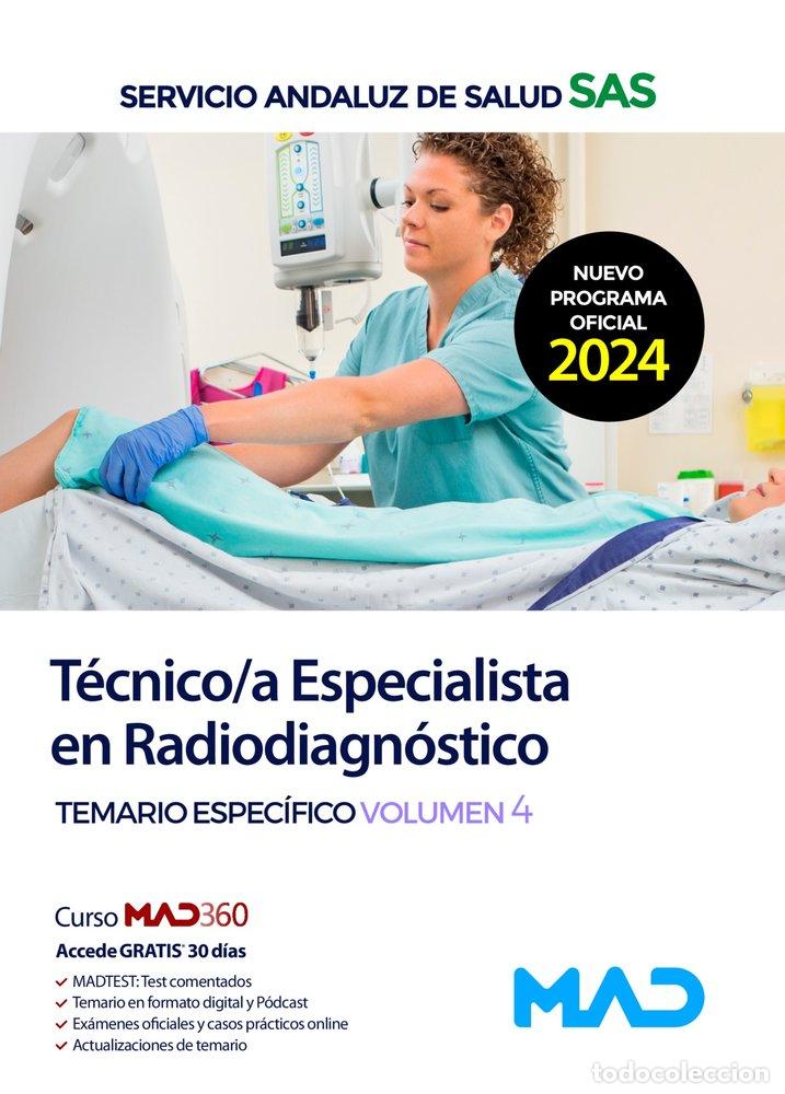 Libros: TECNICO/A ESPECIALISTA RADIODIAGNOSTICO TEMARIO ESP 4 SAS - AA.VV