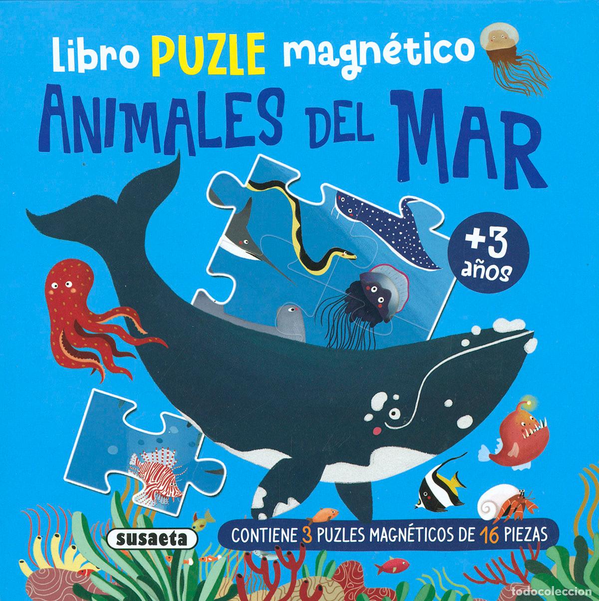 Libros: LIBRO PUZLE MAGN&Eacute;TICO. ANIMALES DEL MAR - Ediciones, Susaeta