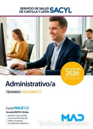 Livres: ADMINISTRATIVO/A TEMARIO 3 SERVICIO SALUD CASTILLA Y LEON SA - AA.VV
