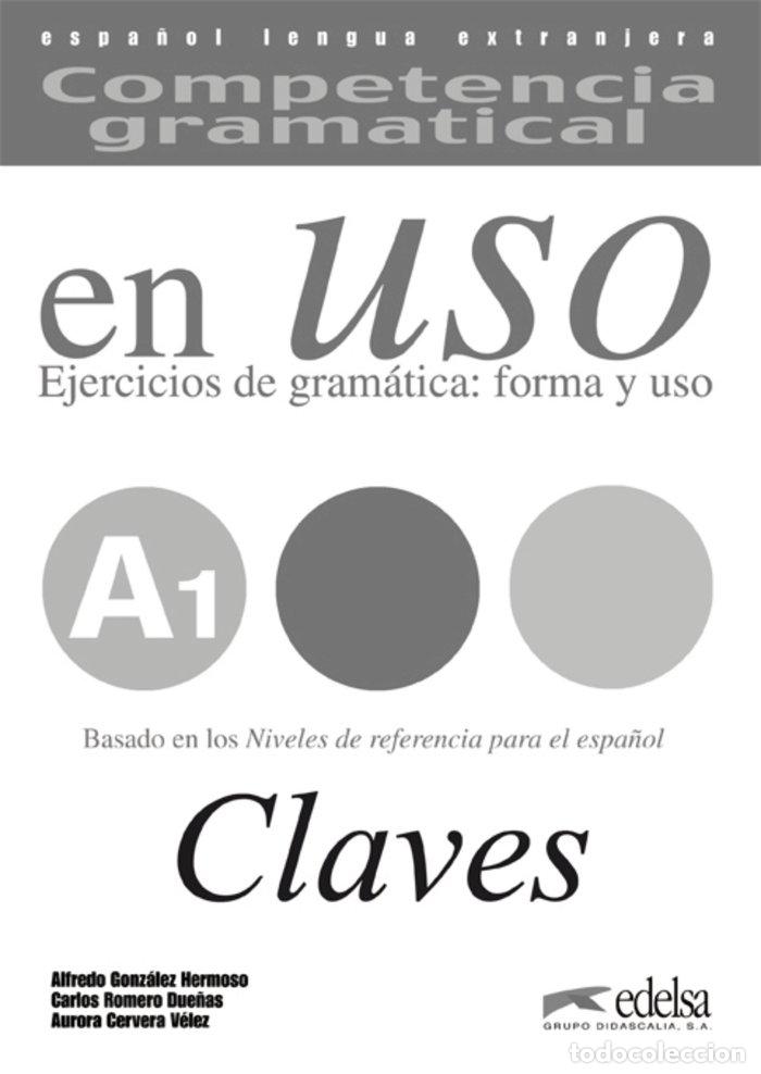 books: COMPETENCIA GRAMATICAL USO A1 CLAVES - AA.VV