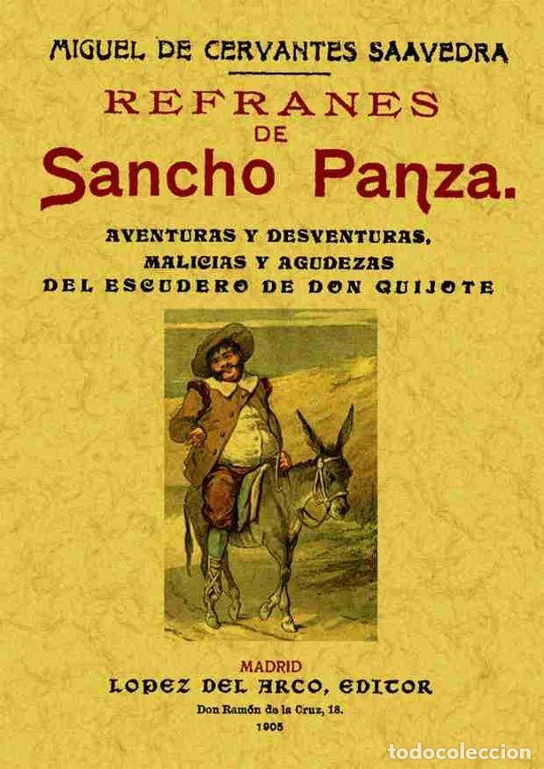 Libros: REFRANES DE SANCHO PANZA - CERVANTES SAAVEDRA, MIGUEL DE