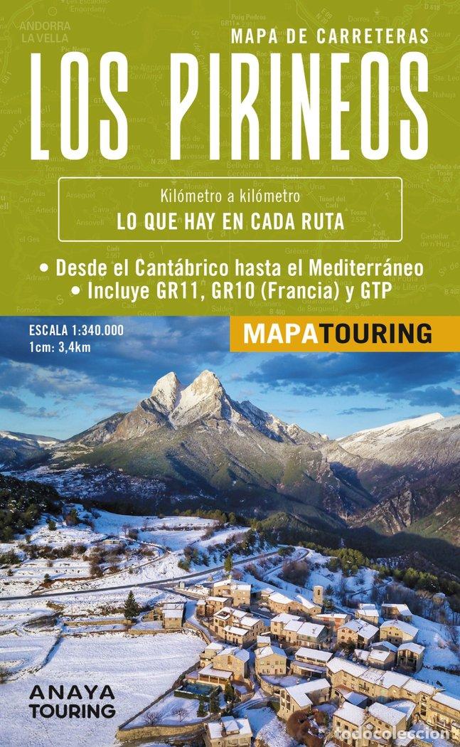 Libri: MAPA DE LOS PIRINEOS 1:340.000 DESPLEGABLE - ANAYA TOURING