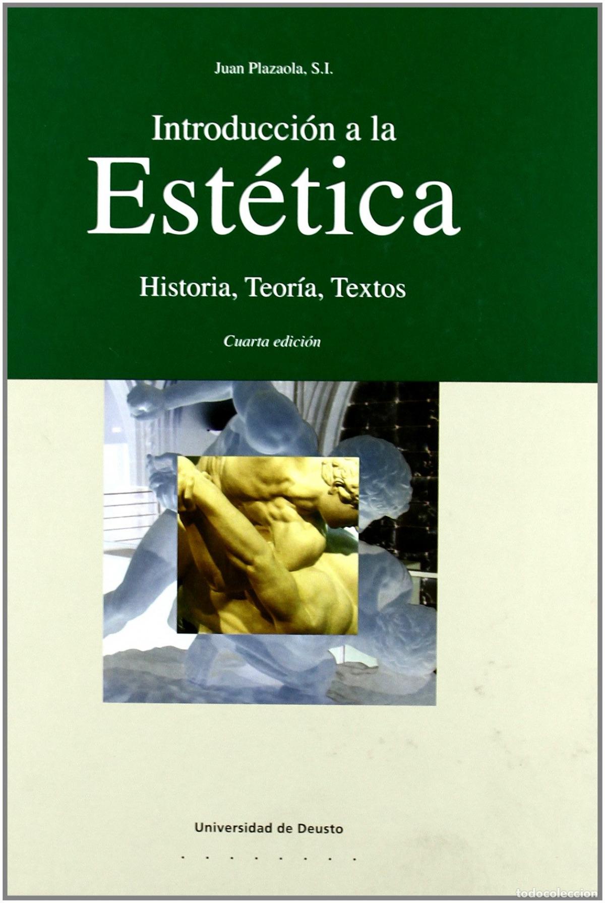 Libros: INTRODUCCION A LA ESTETICA - PLAZA, JUAN