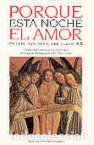 Livres: PORQUE ESTA NOCHE EL AMOR - AA.VV.