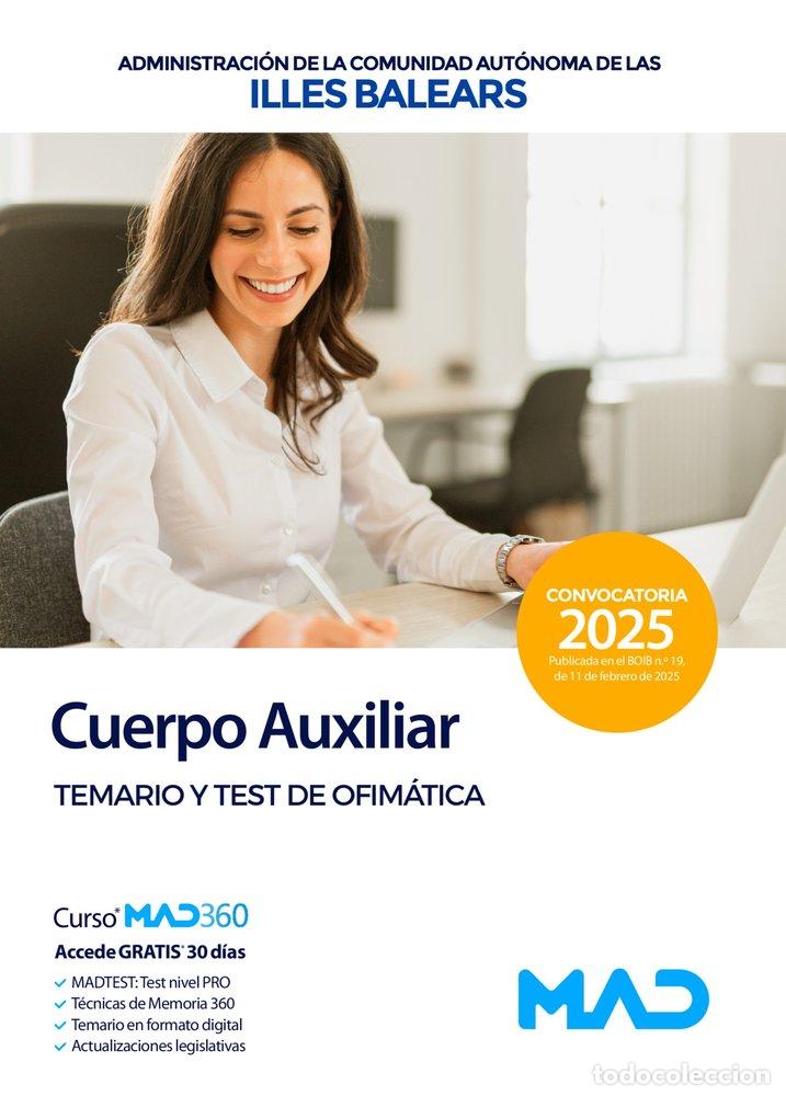 Libros: CUERPO AUXILIAR ADMINISTRACION GENERAL TEMARIO Y TEST OFIMA - AA.VV