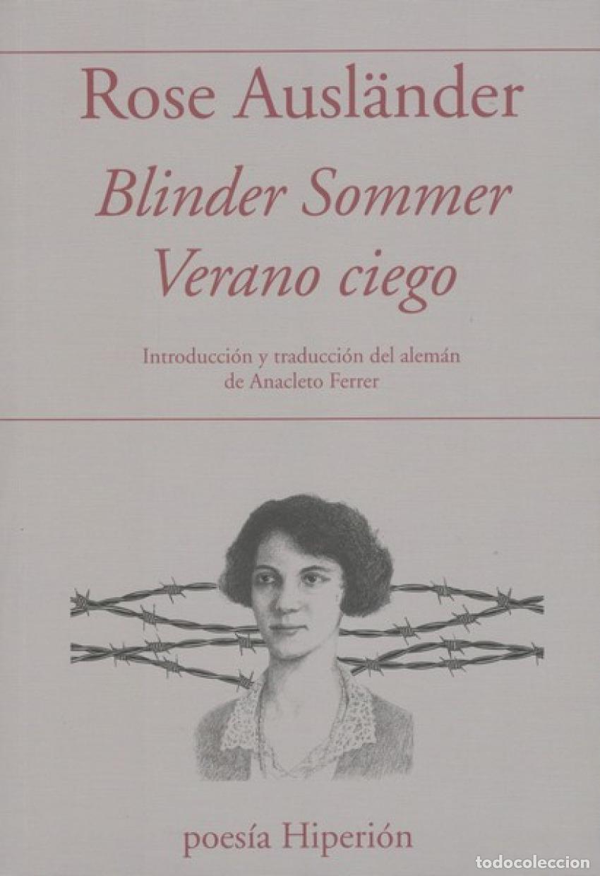 books: VERANO CIEGO - AUSLANDER, ROSE