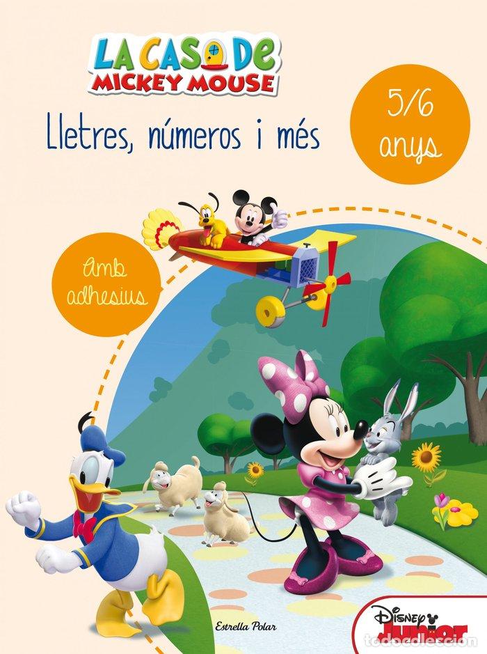 Libros: CASA DE MICKEY MOUSE. LLETRES, NUMEROS I MES 5/6,LA - DISNEY