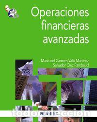 Libros: OPERACIONES FINANCIERAS AVANZADAS - VALLS MARTINEZ, MARIA DEL CARMEN