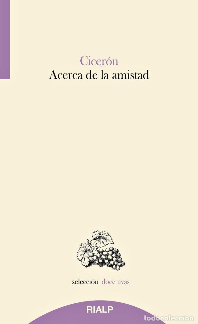 Livres: ACERCA DE LA AMISTAD - CICERON, MARCO TULIO