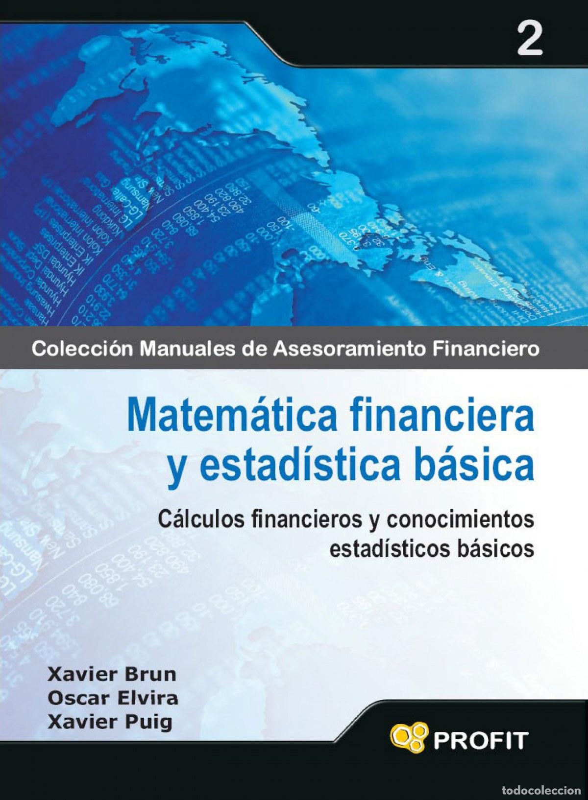 Libros: MATEMATICA FINANCIERA Y ESTADISTICA BASICA - Brun, Xavier