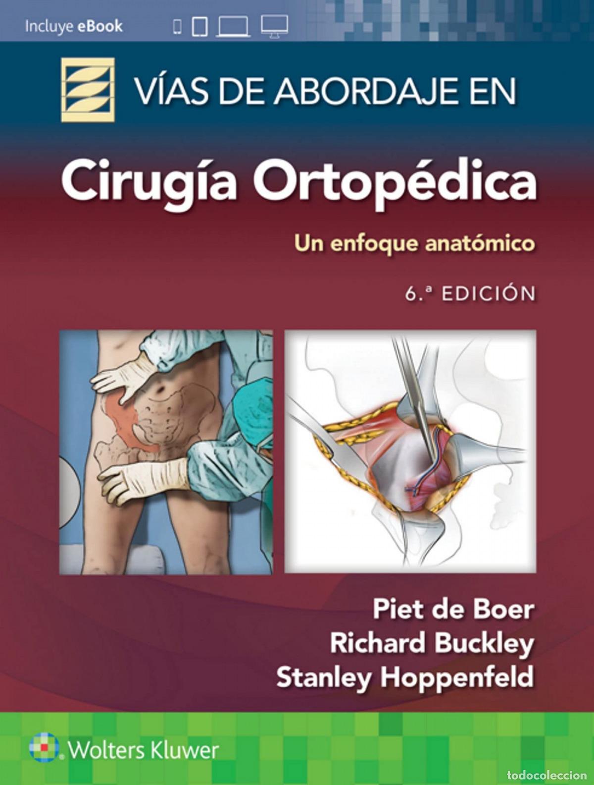 Livres: V&Iacute;AS DE ABORDAJE DE CIRUG&Iacute;A ORTOP&Eacute;DICA 6&ordf; ED. 2022 - De Boer, Piet