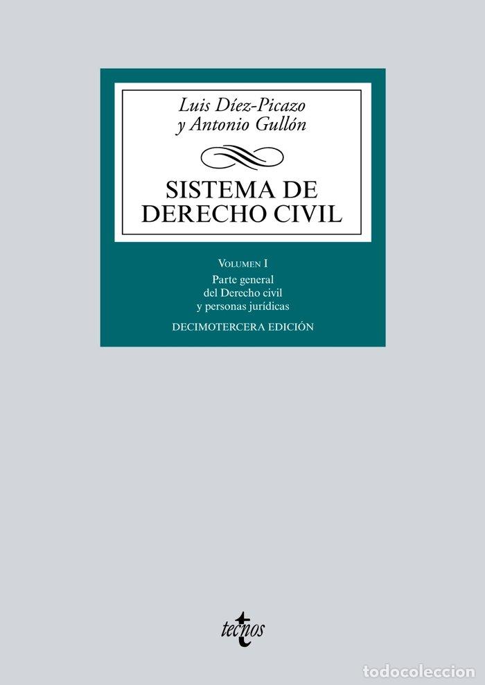 Libros: SISTEMA DE DERECHO CIVIL - DIEZ-PICAZO, LUIS