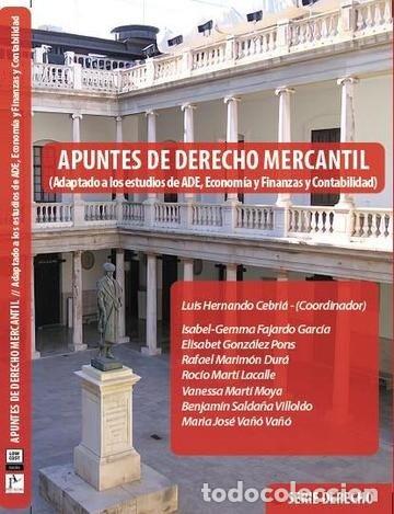 Libros: APUNTES DE DERECHO MERCANTIL ADAPTADO A ESTUDIOS DE ADE - CARINA GRACIANO ANABELA KORNUTA