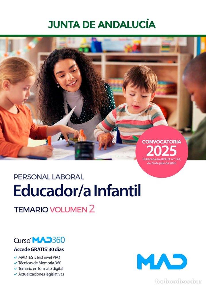books: EDUCADOR/A INFANTIL PERSONAL LABORAL TEMARIO 2 JUNTA ANDALU - AA.VV