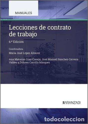Libros: LECCIONES DE CONTRATO DE TRABAJO - CARRILLO MARQUEZ, DOLORES