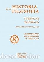 Libros: HISTORIA DE LA FILOSOFIA TEXTOS BACHILLERATO 12 ED - AA.VV