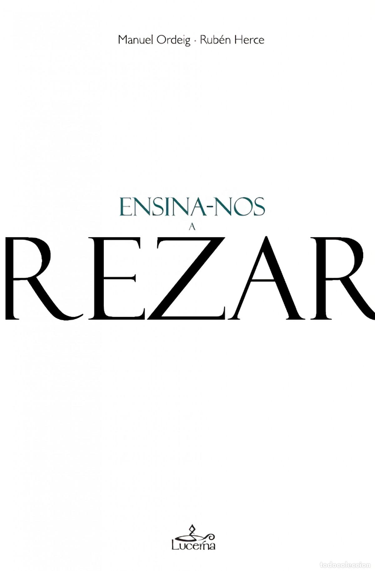 Livros: ENSINA-NOS A REZAR - Ordeig, Manuel