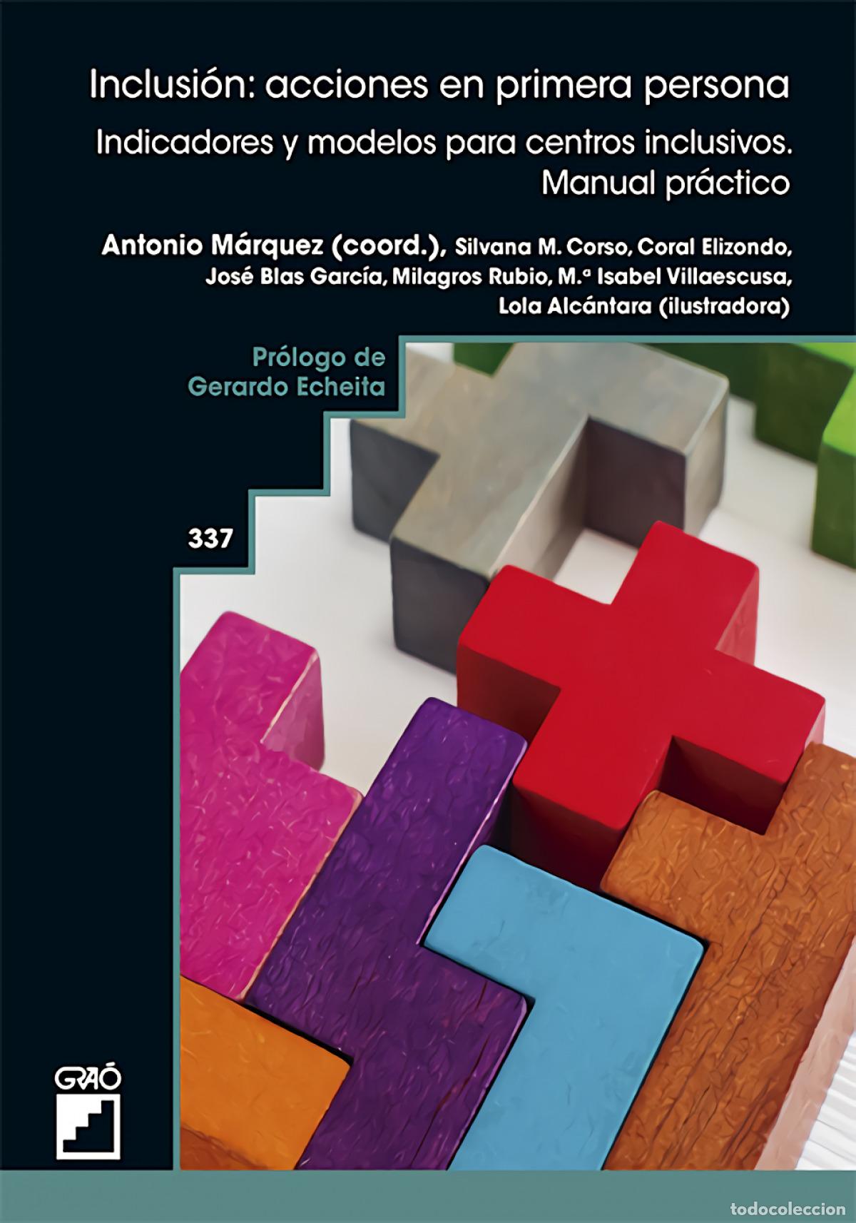 Libros: INCLUSI&Oacute;N: ACCIONES EN PRIMERA PERSONA - Alc&aacute;ntara Guerrero, Mar&iacute;a Dolores