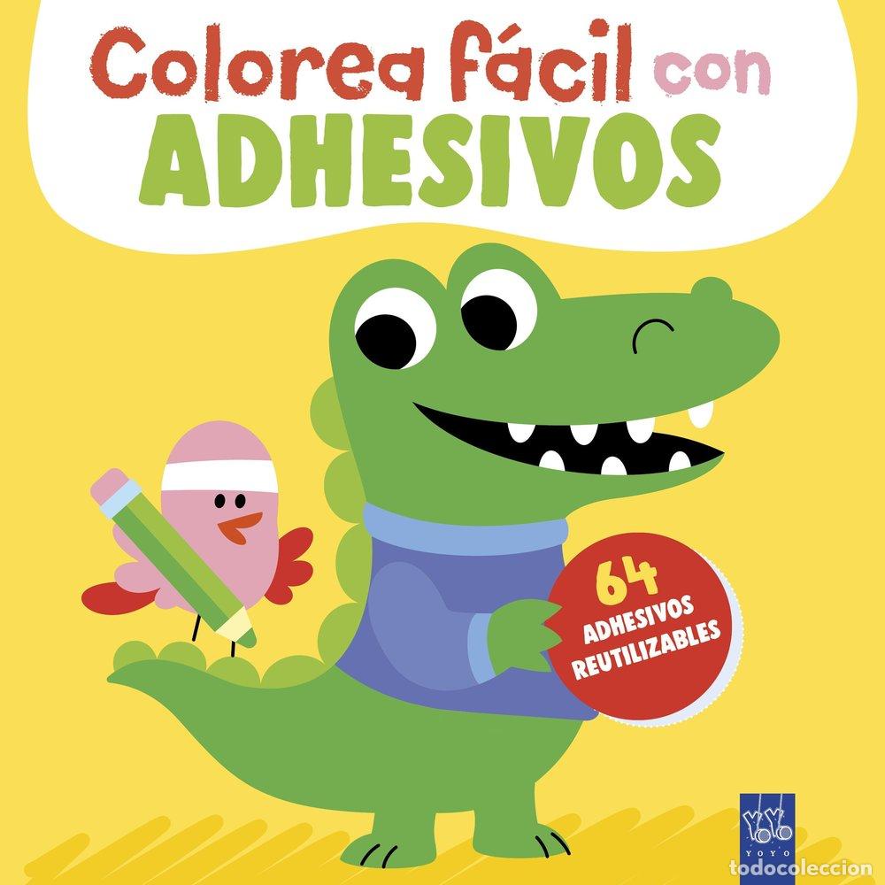 B&uuml;cher: COLOREA FACIL CON ADHESIVOS COCODRILO - YOYO