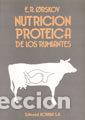 Libri: NUTRICION PROTEICA DE LOS RUMIANTES - ORSKOV, R. E.