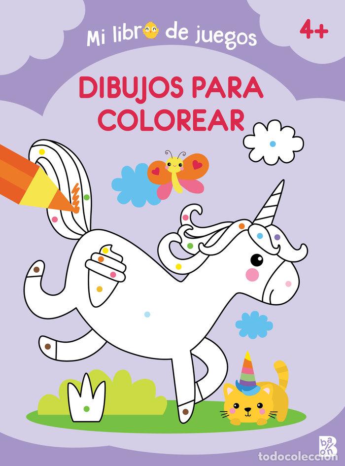 Libros: MI LIBRO DE JUEGOS DIBUJOS PARA COLOREAR - BALLON