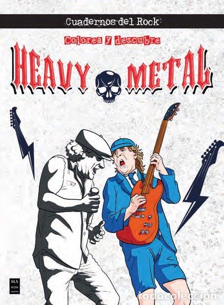 Livros: COLOREA Y DESCUBRE HEAVY METAL - AA.VV
