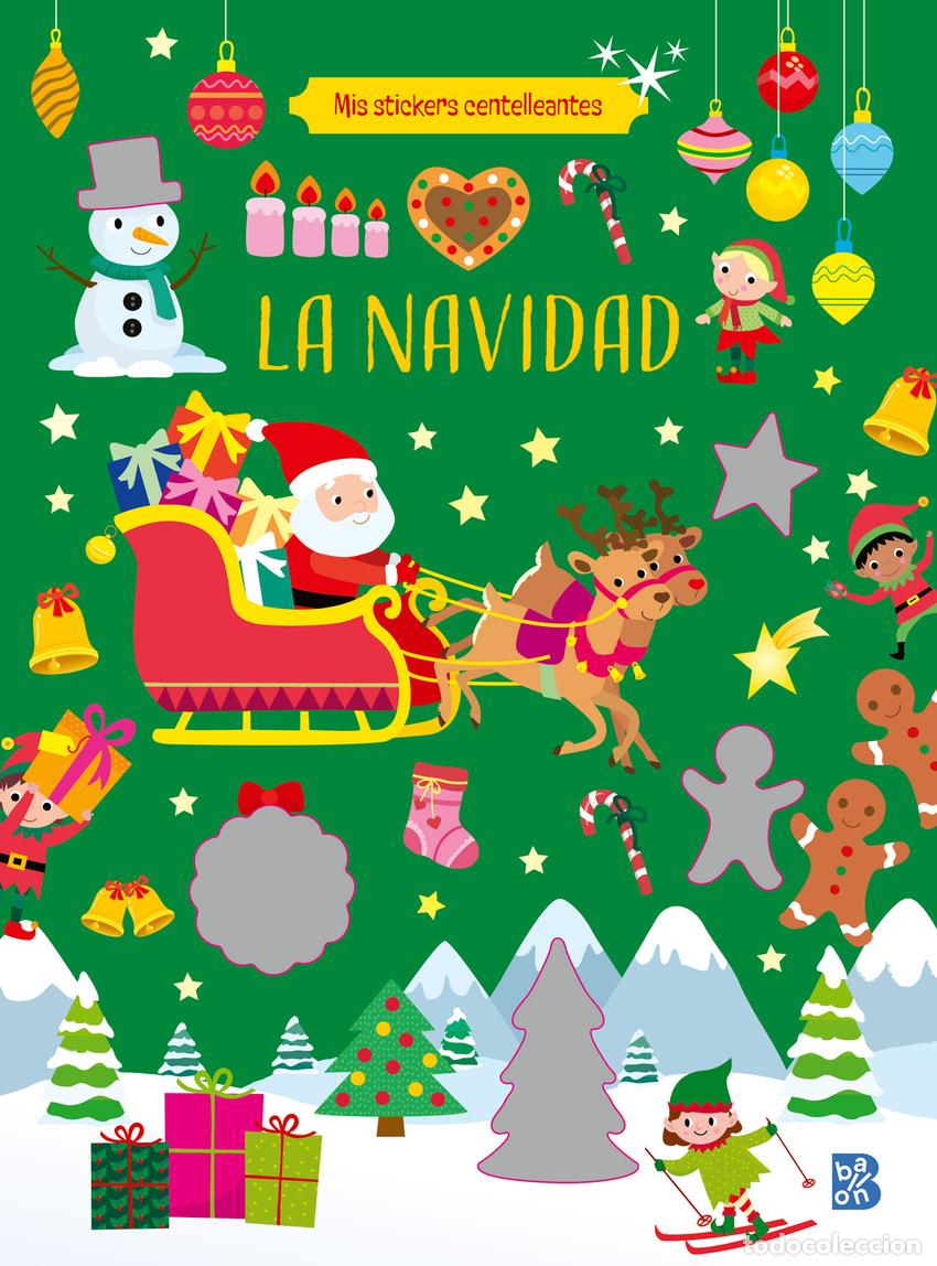 Livres: MIS STICKERS CENTELLEANTES - LA NAVIDAD - BALLON