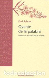 Livres: OYENTE DE LA PALABRA - RAHNER, KARL