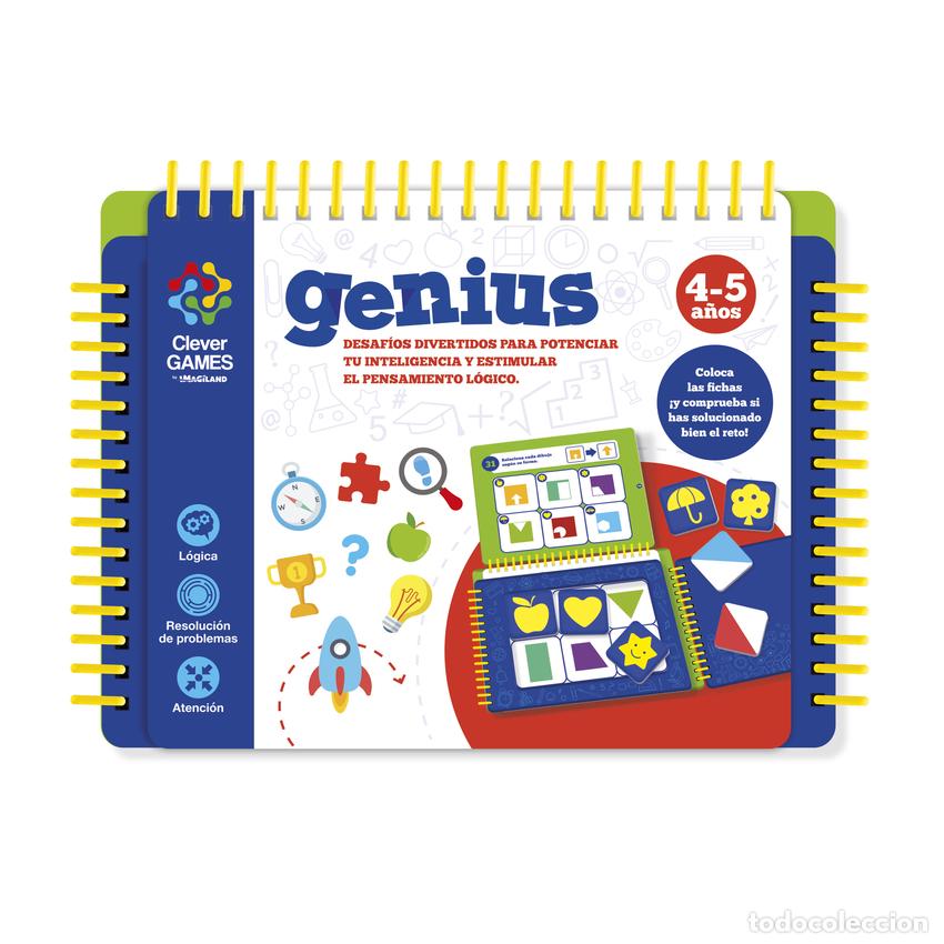 books: CLEVER GAMES GENIUS 4-5 A&Ntilde;OS - Imagiland