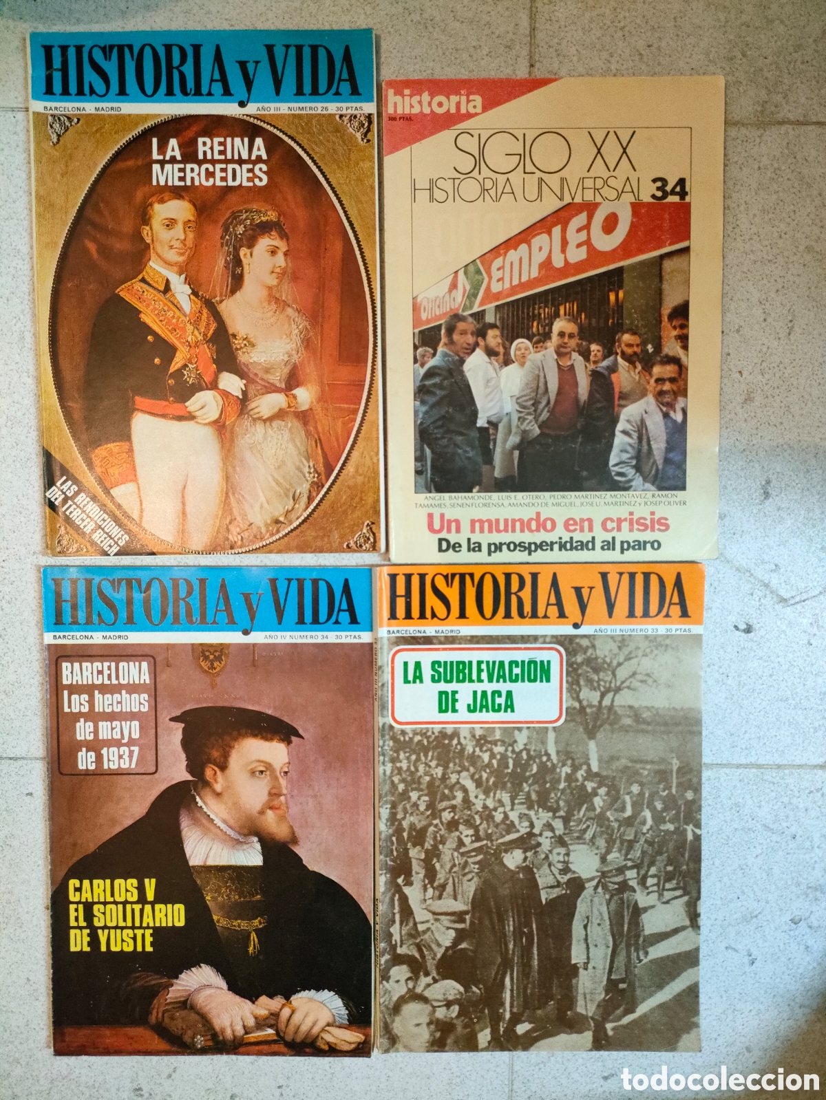 Libros: 4 REVISTAS HISTORIA YVIDA