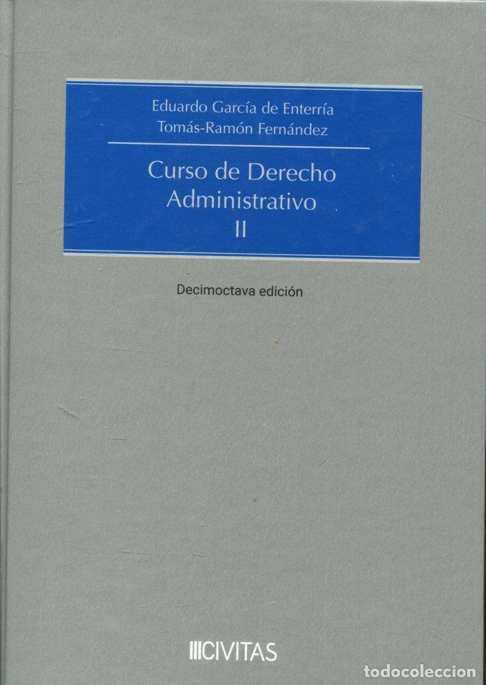 Livres: CURSO DE DERECHO ADMINISTRATIVO II 2024 18&ordf;ED - GARCIA DE ENTERRIA Y MARTINEZ-CARANDE, E