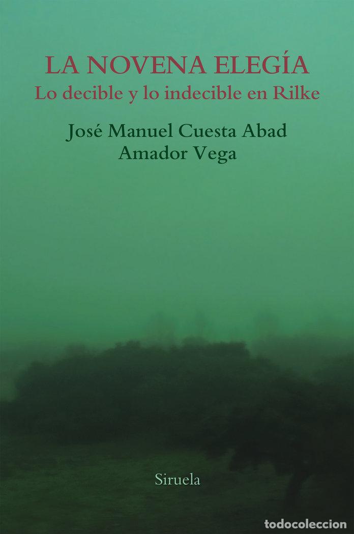 books: NOVENA ELEGIA LO DECIBLE Y LO INDECIBLE EN RILKE,LA - VEGA, AMADOR