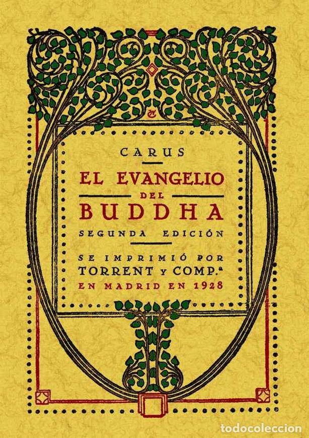 books: EVANGELIO DEL BUDDHA, EL - CARUS, PABLO