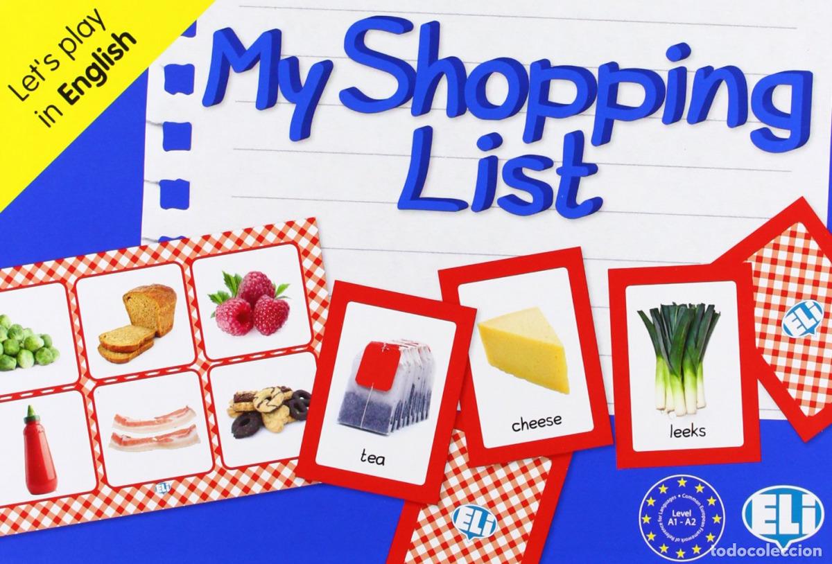 Libros: (INGLES).MY SHOPPING LIST.ENGLISH.(JUEGOS EN INGLES) - AA.VV.