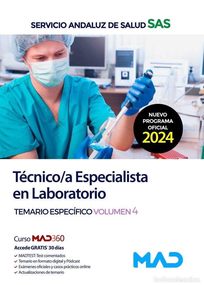 Livros: TECNICO/A ESPECIALISTA LABORATORIO TEMARIO 4 SERVICIO ANDAL - AA.VV
