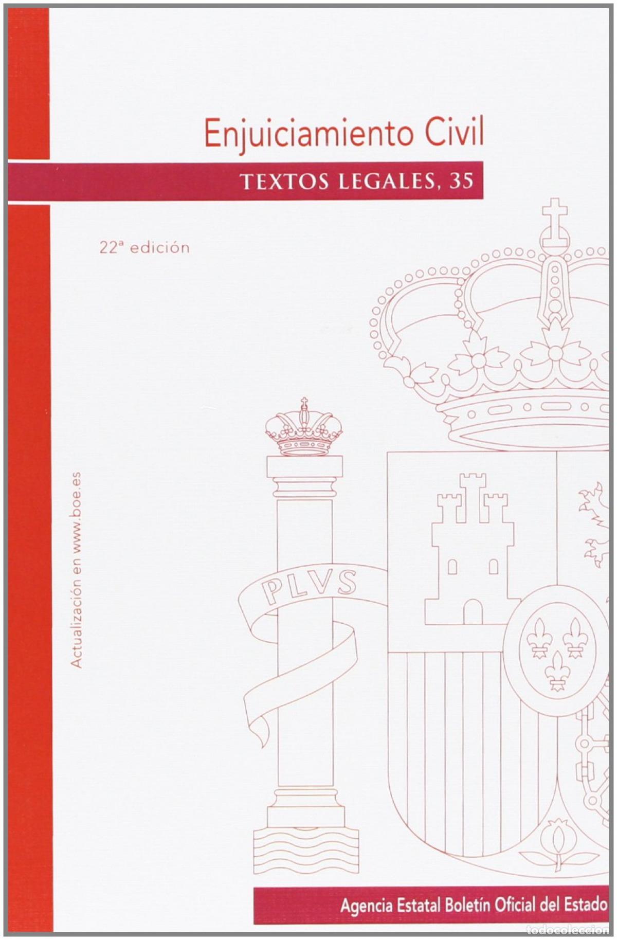 Libros: ENJUICIAMIENTO CIVIL (22&ordf;ED) - vv aa