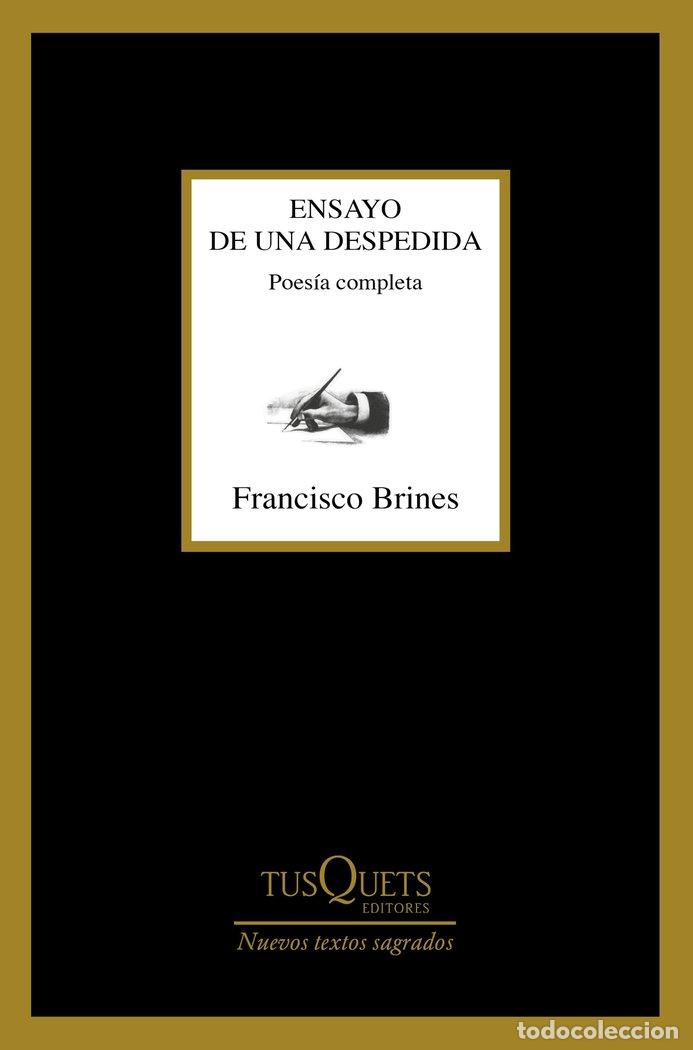 Livres: ENSAYO DE UNA DESPEDIDA - BRINES, FRANCISCO