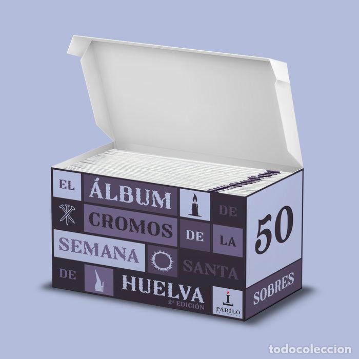 Libros: CAJA 50 SOBRES DE CROMOS DE LA SEMANA SANTA DE HUELVA - AA.VV