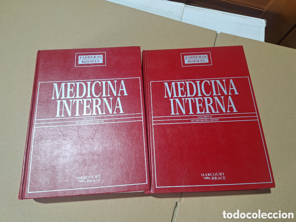 Libros: P. FARRERAS VALENT&Iacute;, C. ROZMAN. Medicina Interna. DOS TOMOS.