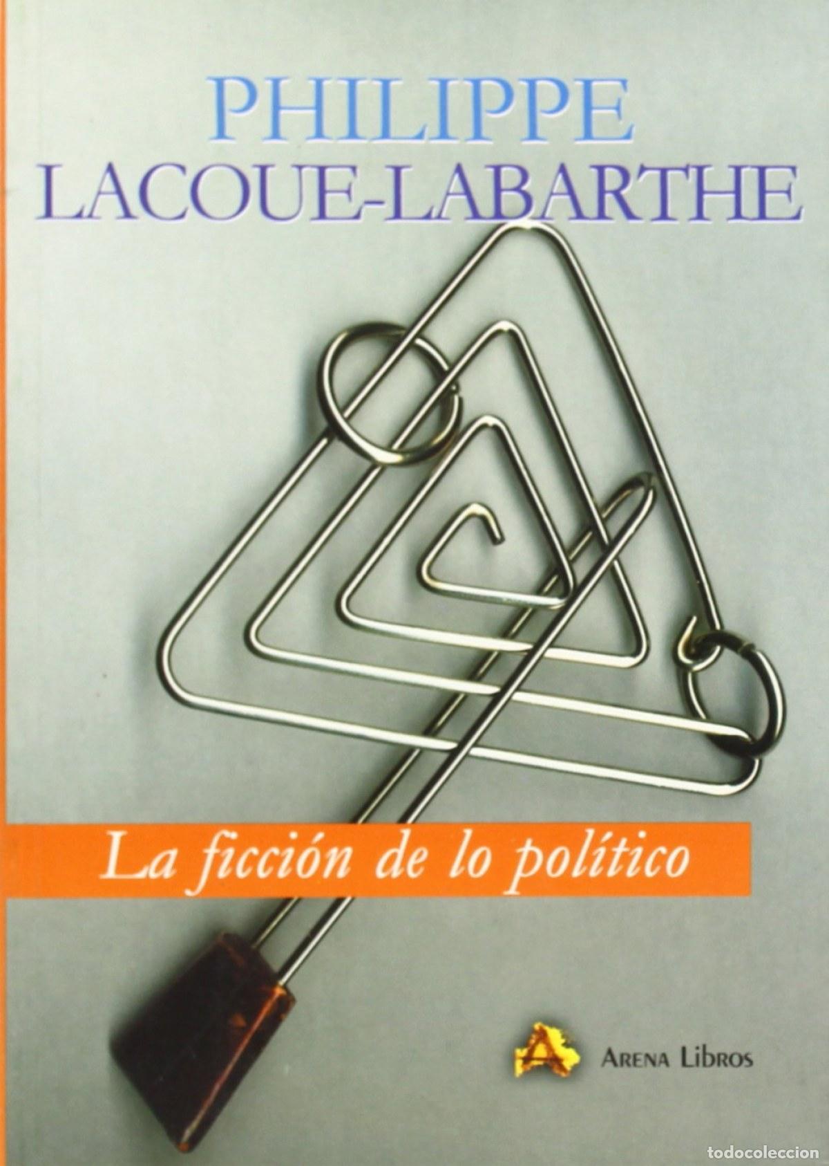 Libros: LA FICCI&Oacute;N DE LO POL&Iacute;TICO - Lacoue Labarthe, Philippe