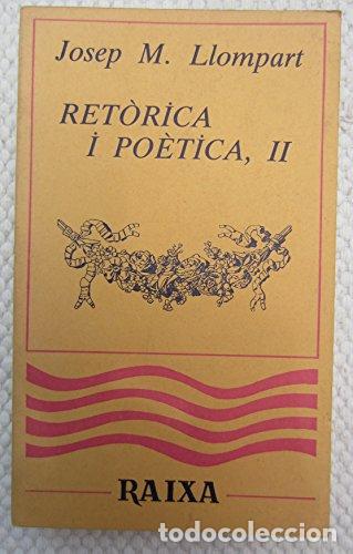 Libros: RETORICA I POETICA 2 - Llompart, Josep M