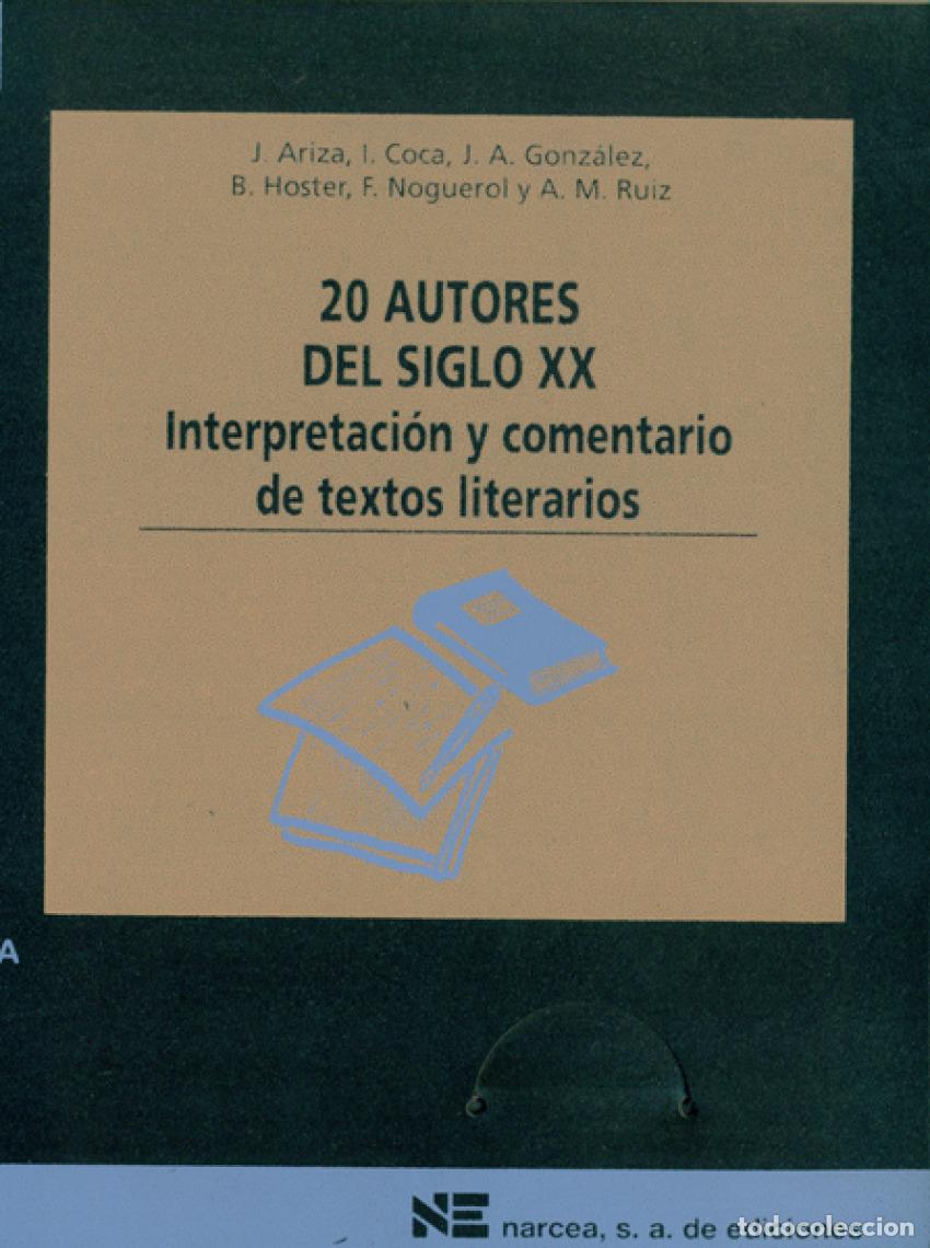 Livres: VEINTE AUTORES SIGLO XX - Ariza Conejero, Julio