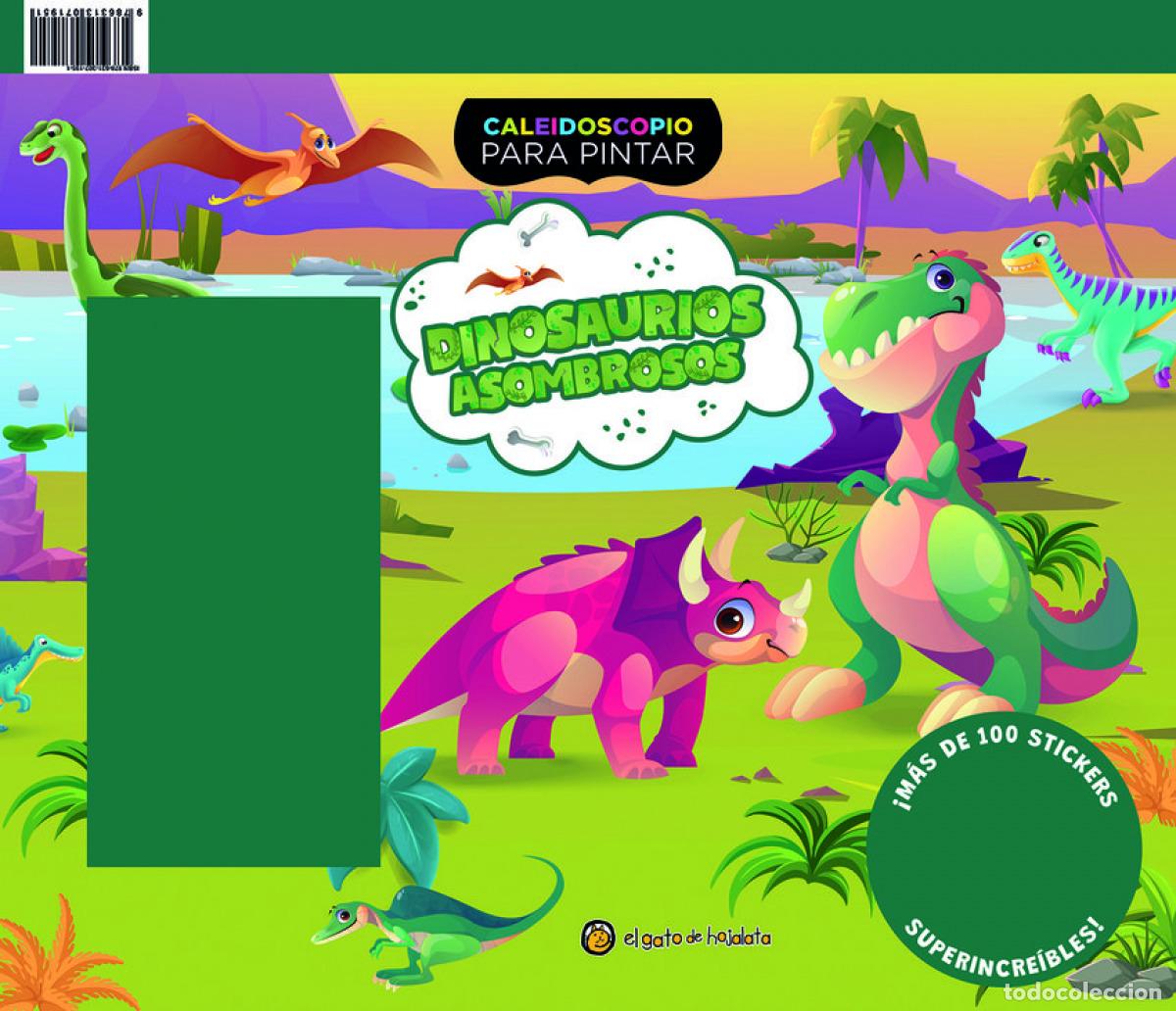 Libros: DINOSAURIOS ASOMBROSOS (&rdquo;CALEIDOSCOPIO PARA PINTAR&rdquo;) - AA.VV.
