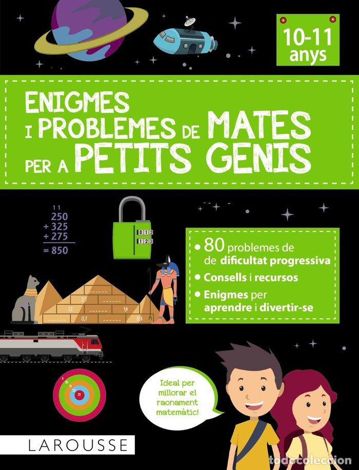 Libros: ENIGMES I PROBLEMES DE MATES PER A PETITS GENIS (10-11 ANYS) - AURIOL, SYLVAINE