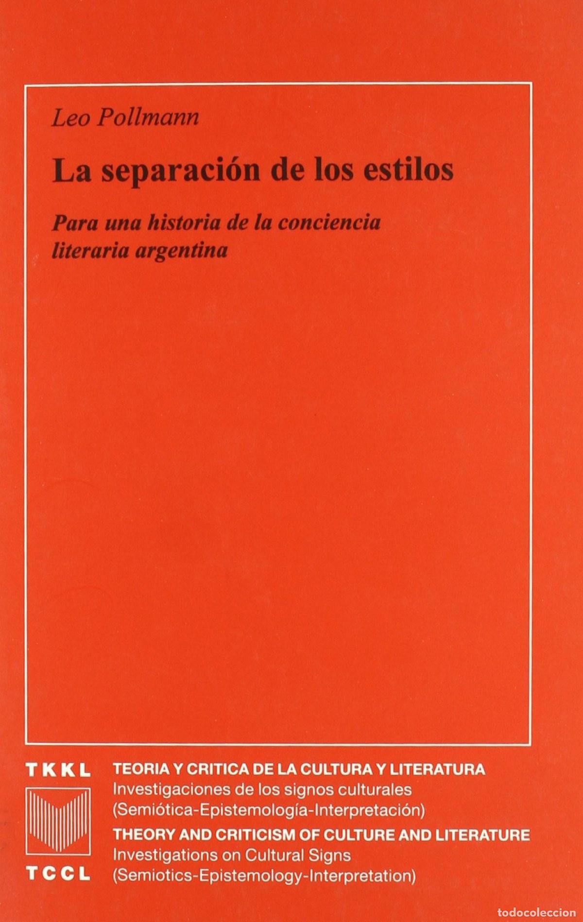 Libros: LA SEPARACI&Oacute;N DE LOS ESTILOS - Pollmann, Leo
