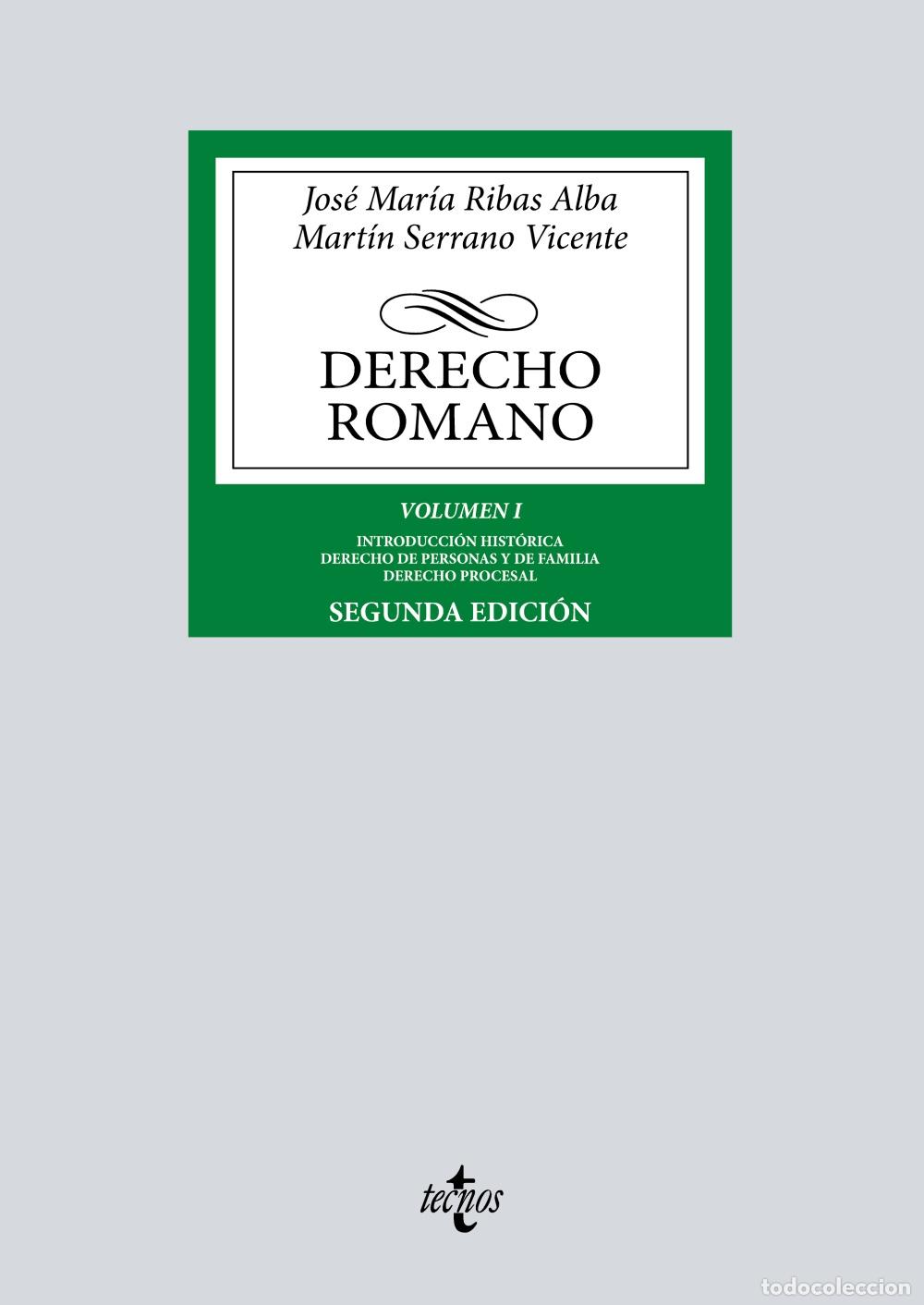 Libros: DERECHO ROMANO - Ribas Alba, Jos&eacute; Mar&iacute;a