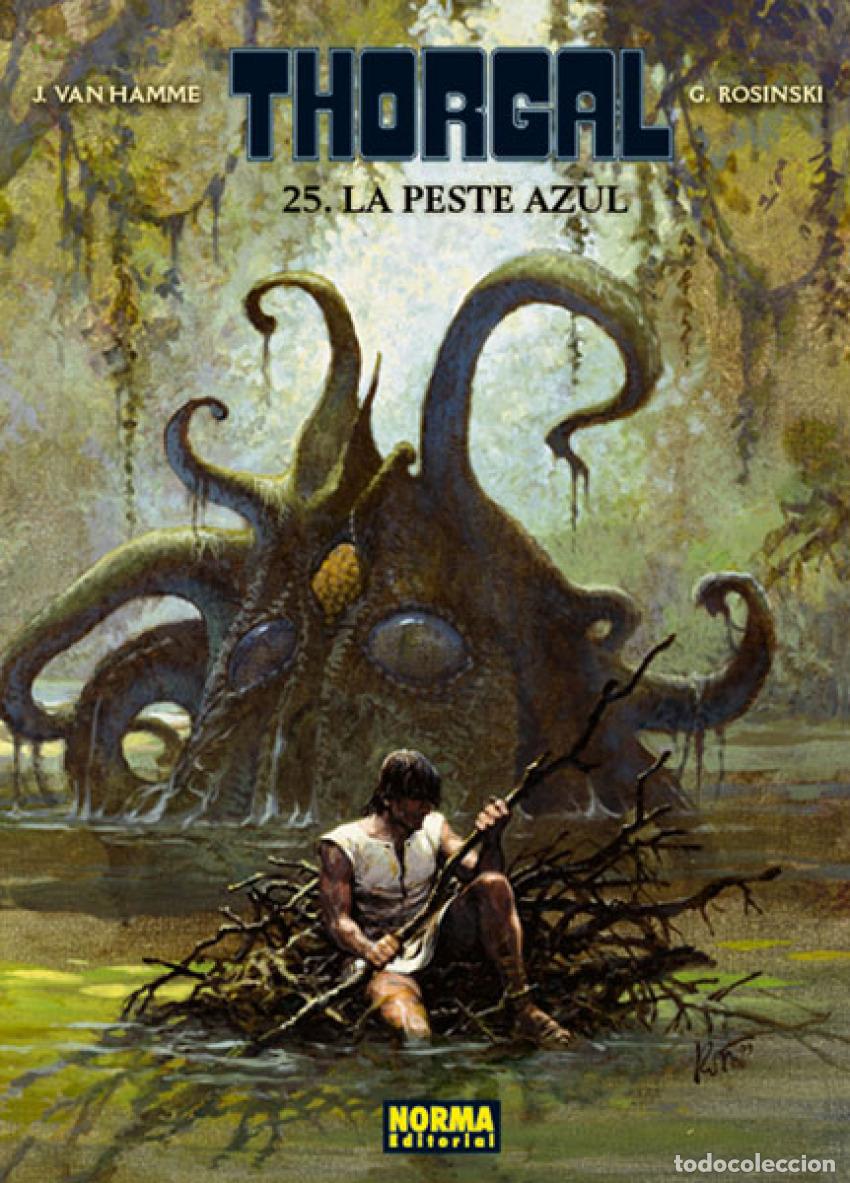 Libros: THORGAL, 25 PESTE AZUL - Van Hamme, J